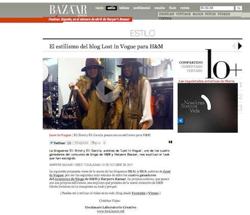 1 HARPERS BAZAAR LOSTINVOGUE.COM 2