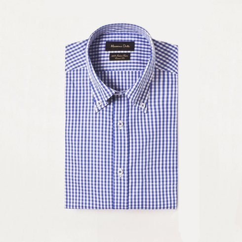 12_Camisa de cuadro vichy. Massimo Dutti