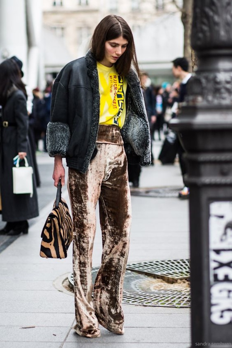 Paris Fashionweek day 6, outside Sacai,, Ursina Gysi