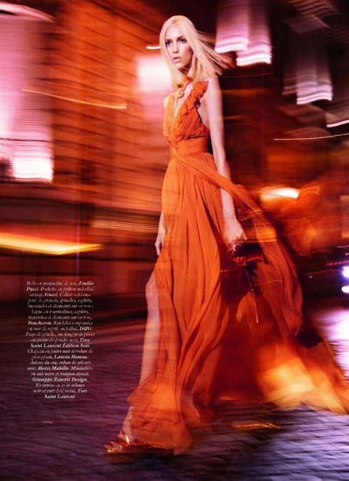 Anja Rubik by Mikael Jansson for Vogue Paris May 2011
