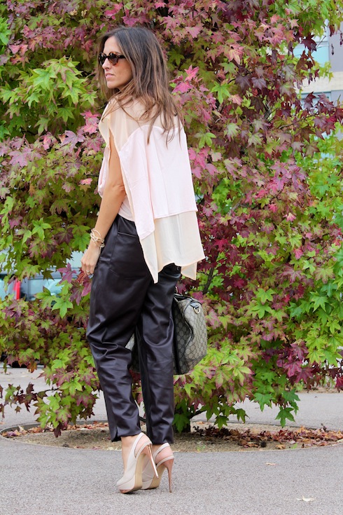 Autumn shades leather pants www.lostinvogue.com 1