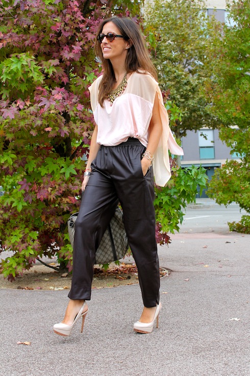 Autumn shades leather pants www.lostinvogue.com 2
