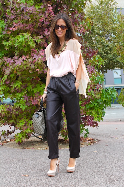 Autumn shades leather pants www.lostinvogue.com 4