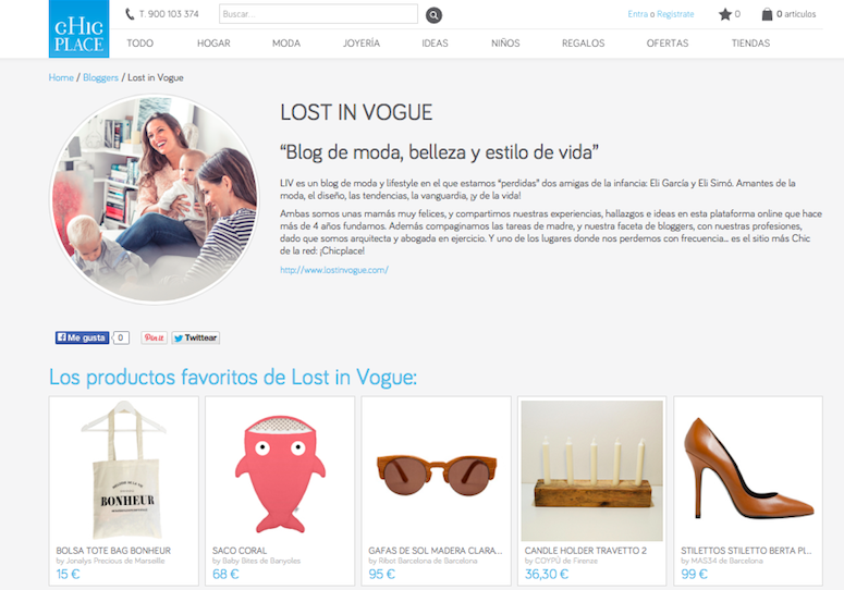 Chicplace and lost in vogue