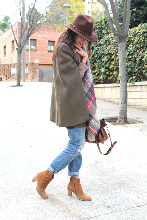 Cozy Scarf tartan zara Lostinvogue.com 8