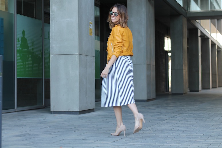 FALDA MIDI Y CHAQUETA BIKER www.lostinvogue.com 8