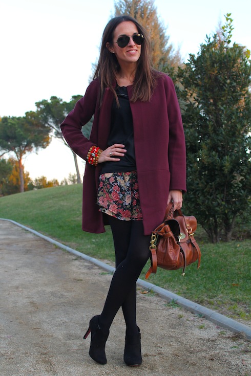 Flowered shorts barcelona bloggers lostinvogue.com 1