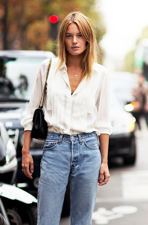 LEFASHIONBLOGPARISFASHIONWEEKSTREETSTYLEVINTAGEHIGHWAISTJEANSCAMILLAROWEMODELSTYLESTOCKHOLMSTREETSTYLE2
