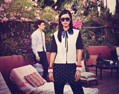 Liu Wen & Imogen Poots for Marni x H&M Spring 2012 Campaign by Sofia Coppola 6