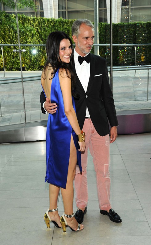Michael Bastian y su acompañante © GETTY IMAGES