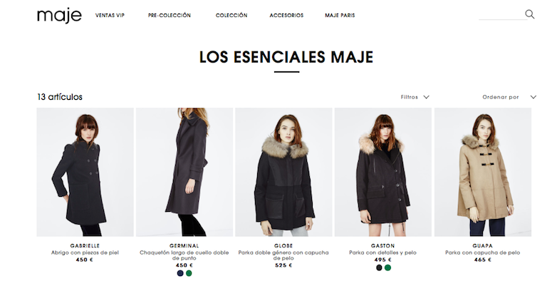 PRENDAS CARAS