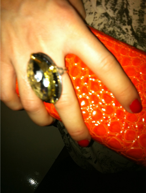 Cartera Naranja - Anillo Cartera Naranja - Anillo