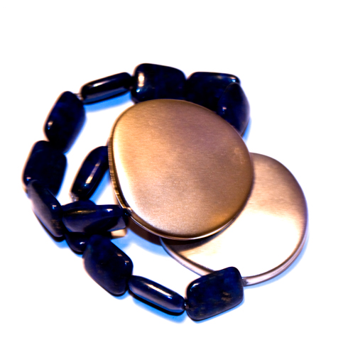 Pulseras Pieza Dorada