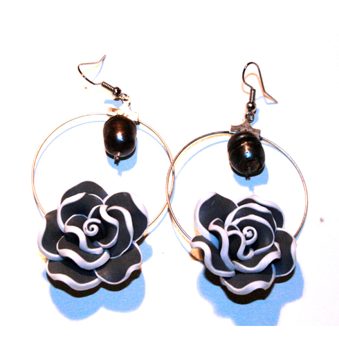Pendientes Rosas