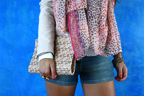Denim shorts detalle complementos 02
