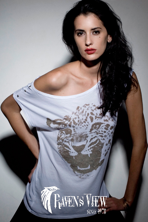 Raven's View Camiseta Leopardo Woman