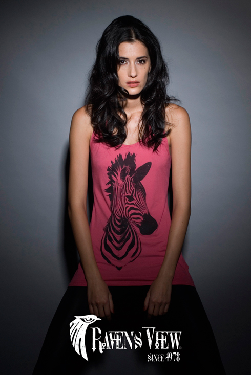 Raven's View Camiseta Cebra Woman