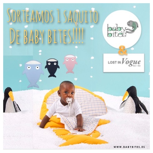 Sorteo Baby Bites y Lost in Vogue saquito bebé tiburón