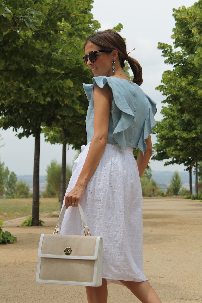 Too short Too long falda midi crop top www.lostinvogue.com 10