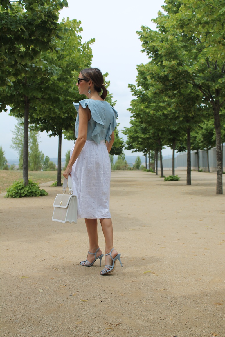 Too short Too long falda midi crop top www.lostinvogue.com 4