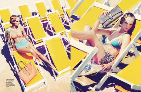 VERONIKA GETS SUNNY FOR GAN IN HARPER’S BAZAAR SINGAPORE MARCH 2013