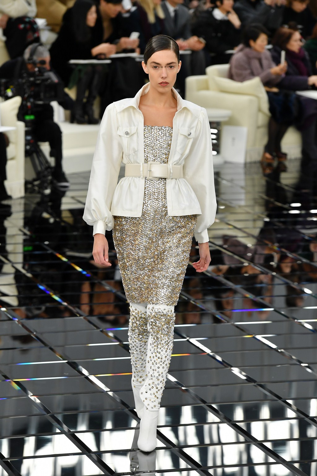 PARIS, FRANCE - JANUARY 24: A model walks the runway during the Chanel Spring Summer 2017 show as part of Paris Fashion Week on January 24, 2017 in Paris, France. (Photo by Pascal Le Segretain/Getty Images)