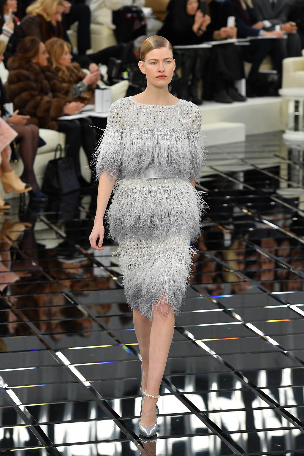 PARIS, FRANCE - JANUARY 24: A model walks the runway during the Chanel Spring Summer 2017 show as part of Paris Fashion Week on January 24, 2017 in Paris, France. (Photo by Pascal Le Segretain/Getty Images)