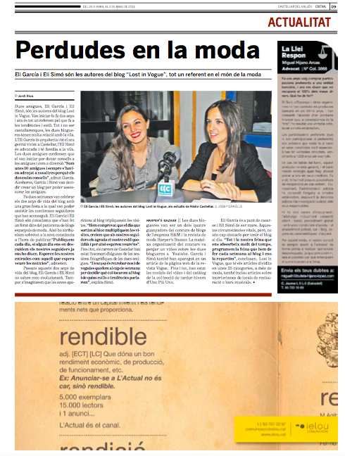 entrevista lost in vogue l'actual