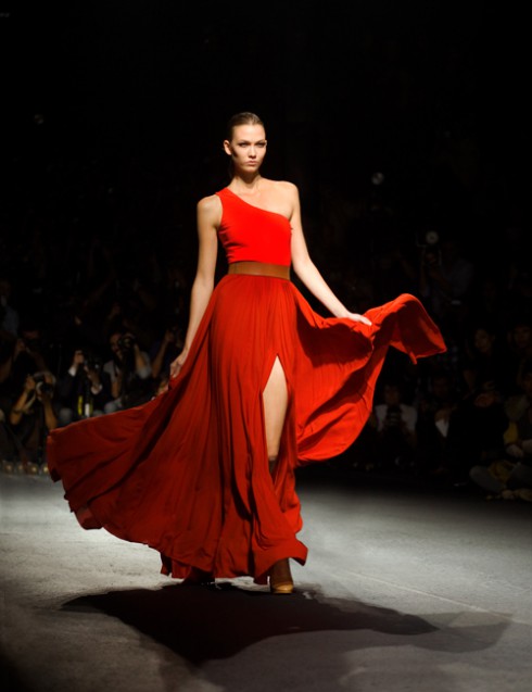karlie kloss at lanvin ss11 by garance dore