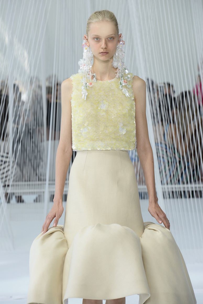 NEW YORK, NY - SEPTEMBER 14: A model walks at Delpozo Runway September 2016 at New York Fashion Week at Pier 59 Studios on September 14, 2016 in New York City. (Photo by Fernanda Calfat/Getty Images)