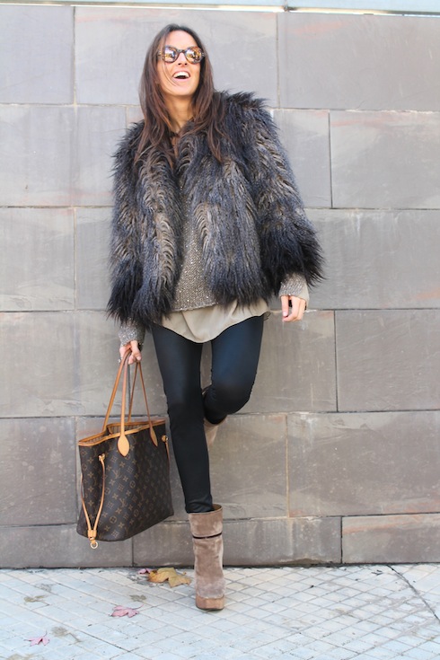 pantalones de cuero abrigo pelo lostinvogue.com 8